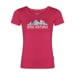 AROMA "NEPAL" women's t-shirt with coffee viscose fuchsia