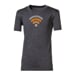 BRAM "SIGNAL" children's merino T-shirt black melnge