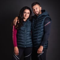ALASKA VEST dámská prošívaná vesta petrol