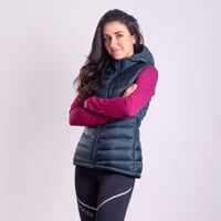 ALASKA VEST dámská prošívaná vesta petrol