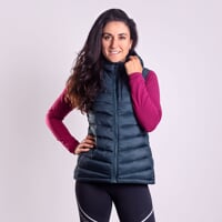 ALASKA VEST dámská prošívaná vesta petrol