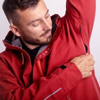 ALPEN JKT pánská laminátová bunda terakota