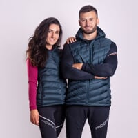 ANCHORAGE VEST pánská prošívaná vesta petrol