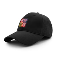 BASEBALL CAP "CZECH" kšiltovka černá