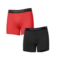 CC SKN 2-PACK set pánských funkčních boxerek antracit + terakota