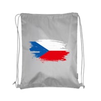 CINCH BAG CZECH sportovní vak šedá znak