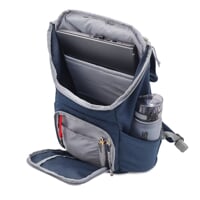 CIVIC backpack dk.blue melange