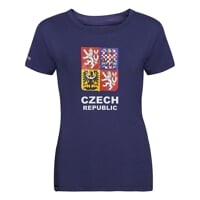 CZECH T-SHIRT LADY dámské bambusové triko modrá
