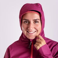 ELITE LADY dámská hybridní bunda vínová/růžová