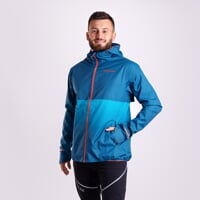 ELITE MAN pánská multifunkční bunda petrol/oranžová