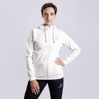 FUERA dámská sportovní mikina s kapucí bílá