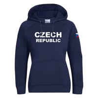 FUN HOODY CZECH LADY dámská mikina s kapucí tm.modrá