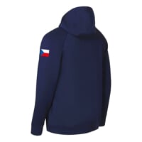 FUN HOODY CZECH MAN pánská mikina s kapucí tm.modrá