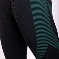 GEMA LEGGINS dámské bezešvé legíny černá/zelená