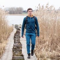 GENIUS pánské outdoorové kalhoty petrol