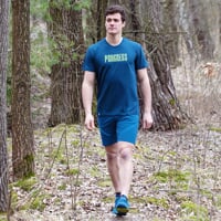 GENIUS SHORTS pánské outdoorové kraťasy petrol