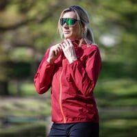 GLIDER LADY women's hooded jacket hibiscus