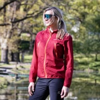 GLIDER LADY women's hooded jacket hibiscus