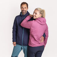 HERMES reversible men's jacket with merino blackened blue/petrol
