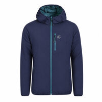 HERMES reversible men's jacket with merino blackened blue/petrol