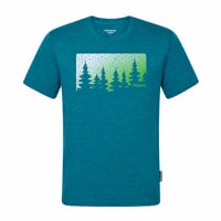 HRUTUR FOREST pánské merino triko tm.modrá