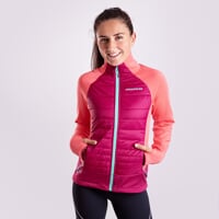 HYBERNIA women's hybrid jacket wine red/pimk