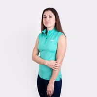 LUKA LADY dámská jezdecké triko bez rukávů mint