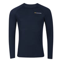 MA NDR 125 pánské merino triko s dlouhým rukávem černo-modrá