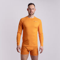 MA NDR 125 men's long-sleeved merino T-shirt orange