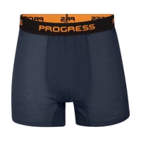 MA SKN 125 pánské merino boxerky černo-modrá