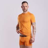 MA SKN 125 pánské merino boxerky oranžová
