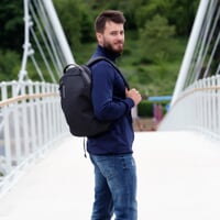 MANAGER batoh šedý melír