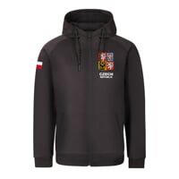 CZECH HOODY ZIP MAN pánská mikina antracit