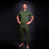 MS NKR pánské funkční tričko s krátkým rukávem khaki
