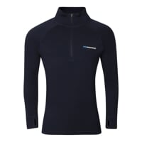 MT TRZ 250 pánský merino rolák s krátkým zipem černo-modrá