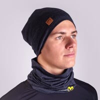 MW TUBE merino nákrčník šedý melír