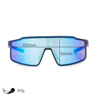 NITRO BLU-R NAV/BLU CASE brýle s polarizačními skly tm. modrá mat/sv. modrá