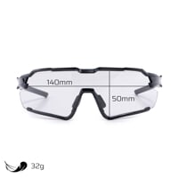 PULSAR PHC BLK CASE fotochromatické sluneční brýle černá lesk