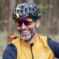 PULSAR RBW-R BLK/YLW CASE sportovní sluneční brýle černá mat/písková