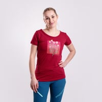 SASA "CAMOMILE" ladie's bamboo T-shirt cherry