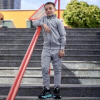 Set SYMBOL JKT +  PANTS JR šedý melír