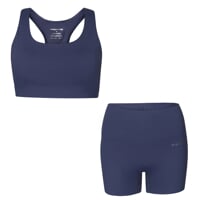 Set ZORA BRA + MINISHORTS modrá