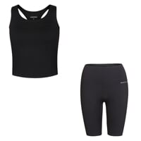 Set ZORA TANK TOP + SHORTS černá