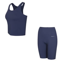 Set ZORA TANK TOP + SHORTS modrá