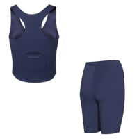 Set ZORA TANK TOP + SHORTS modrá