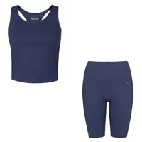 Set ZORA TANK TOP + SHORTS modrá