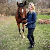 SHAKIRA LADY dámské zimní jezdecké kalhoty černá