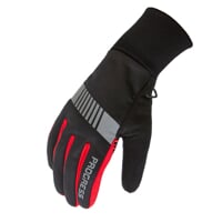 SNOWSPORT GLOVES zimní běžkařské rukavice černá/červená
