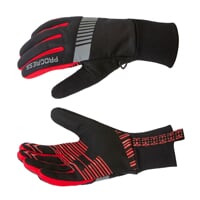 SNOWSPORT GLOVES zimní běžkařské rukavice černá/červená