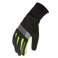 SNOWSPORT GLOVES zimní běžkařské rukavice černá/reflexní žlutá